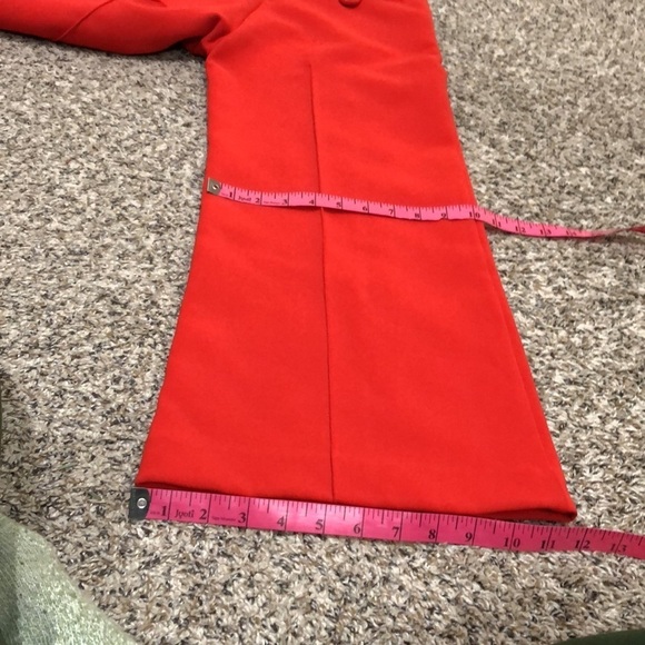 Self-Portrait Jumpsuit Size US 0 red Cutout Off Shoulder - Picture 8 of 10